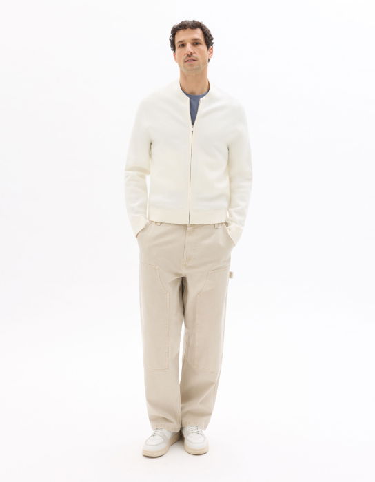 Celio Мужской Кардиган Белый Regular [3]