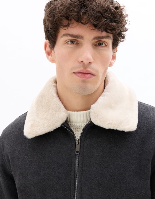 Celio Мужская Куртка Антрацит  [4]