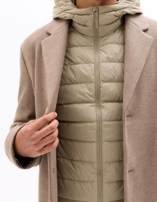 Celio Мужская Куртка Бежевый  [9]