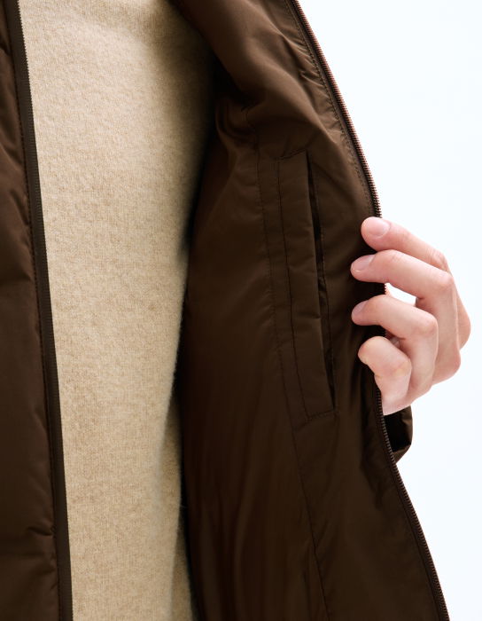 Celio Мужская Куртка Коричневый  [5]