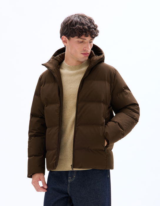 Celio Мужская Куртка Коричневый  [2]