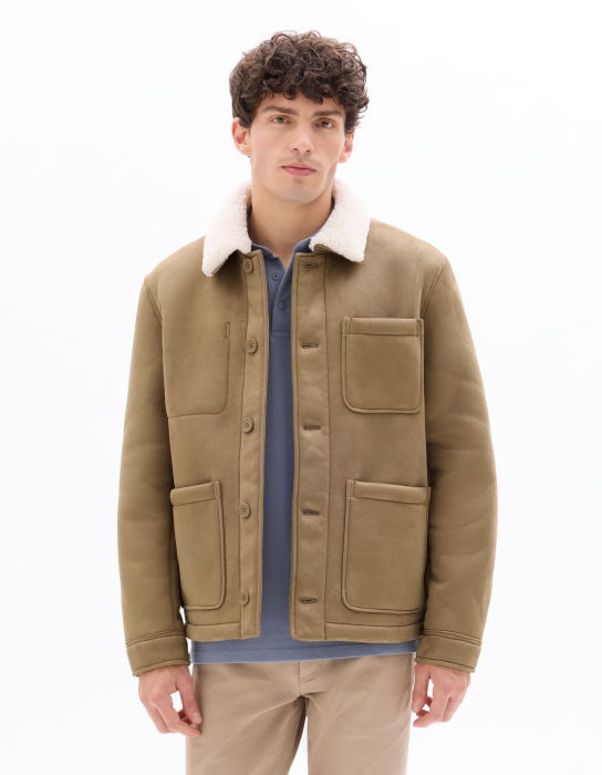 Celio Мужская Куртка Серо-Коричневый  [2]