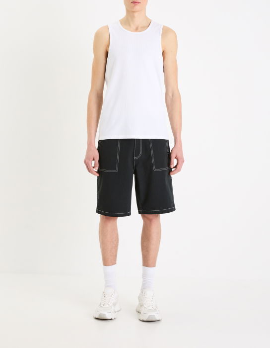 Celio Мужская Майка Белая Slim [3]