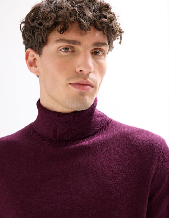 Celio Мужская Водолазка Бордовый  [4]