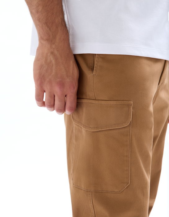 Celio Pantaloni Maro Straight Barbati [5]