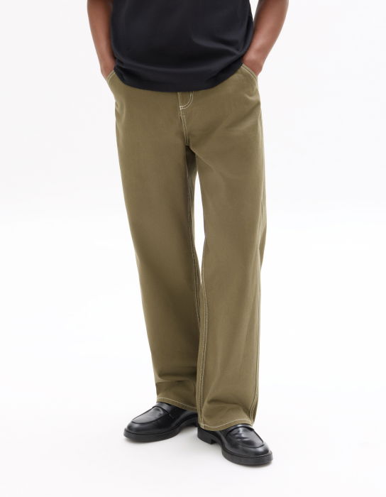 Celio Pantaloni Haki Loose Barbati [2]