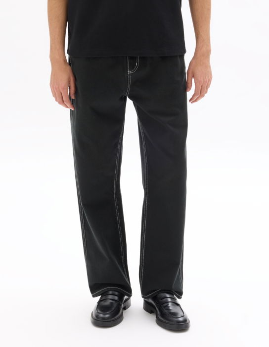 Celio Pantaloni Negri Loose Barbati [2]