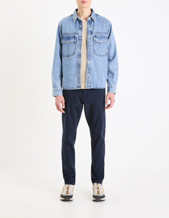 Celio Pantaloni Navy Slim Barbati [2]