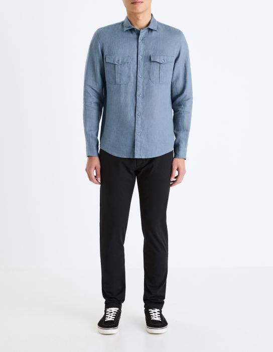 Celio Pantaloni Negri Slim Barbati [2]