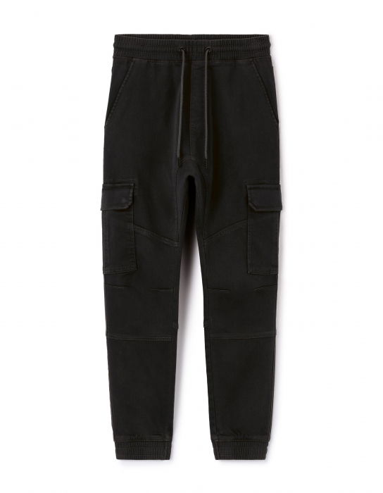 Celio Pantaloni Negri Slim Barbati [6]