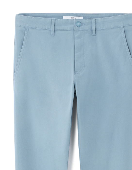 Celio Мужские Брюки Синие Slim [2]
