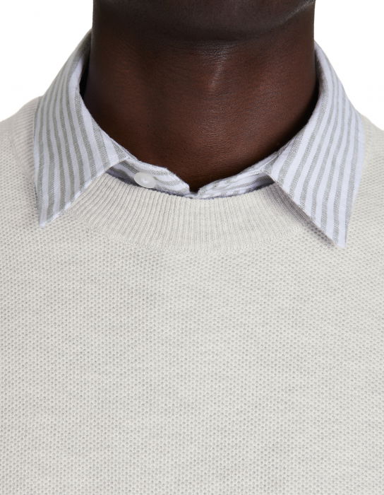 Celio Мужской Свитер Светло-Серый Slim [4]