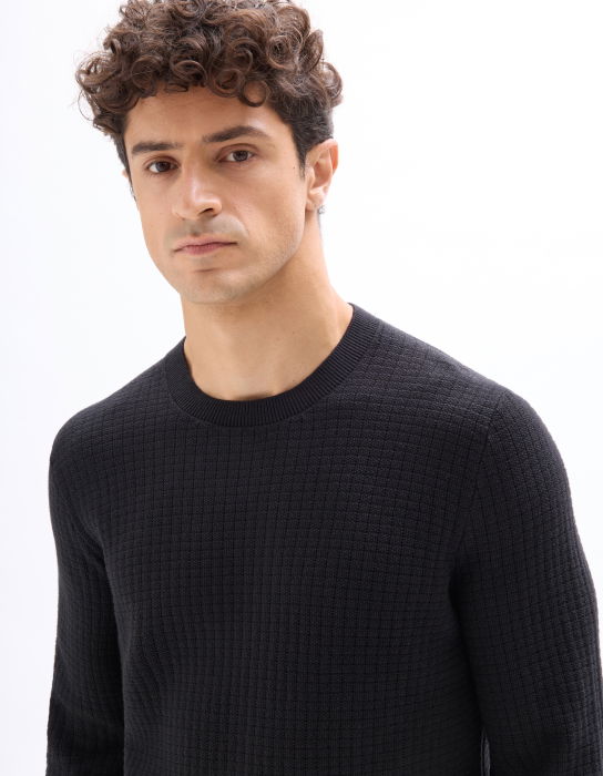 Celio Pulover Negru  Barbati [4]