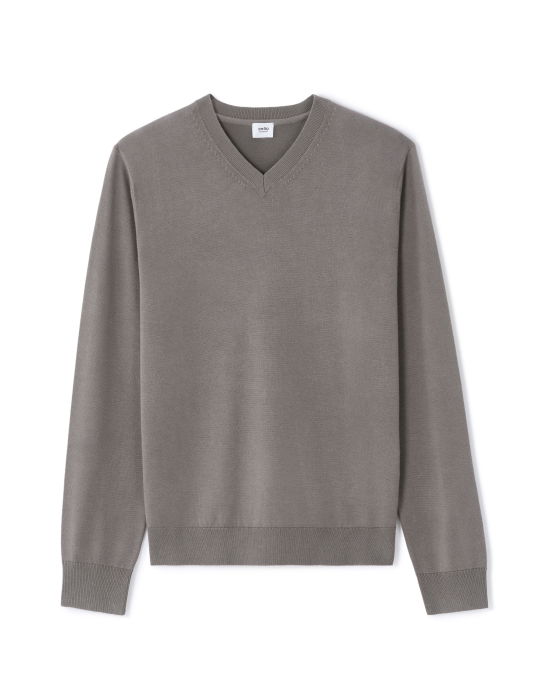 Celio Pulover Gri Deschis Regular Barbati [6]