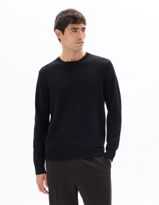 Celio Pulover Negru Regular Barbati [2]