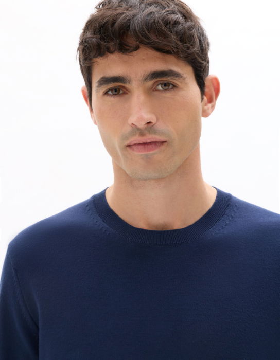 Celio Мужской Свитер Темно-Синий Regular [4]