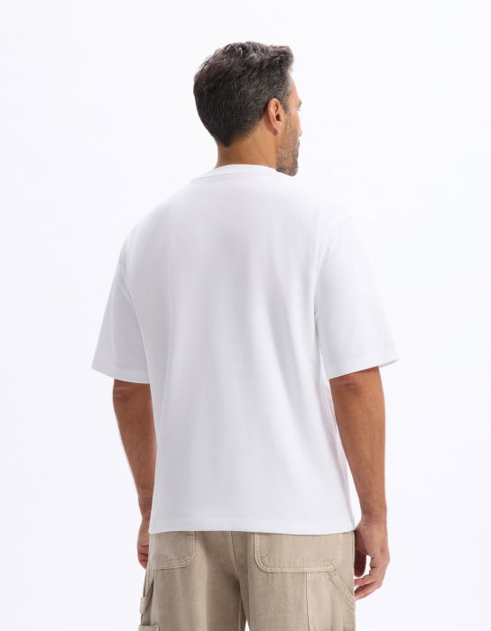Celio Tricou Alb  Barbati [4]