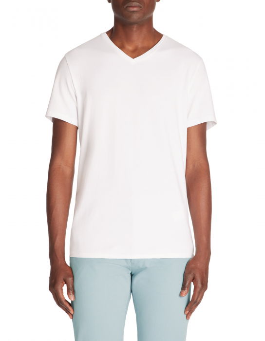 Celio Tricou Alb Slim Barbati [3]