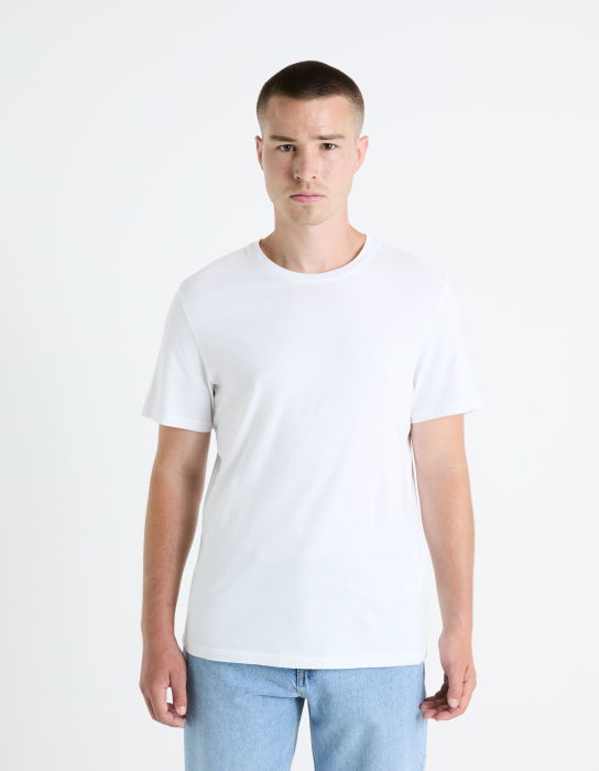 Celio Tricou Alb Straight Barbati [3]