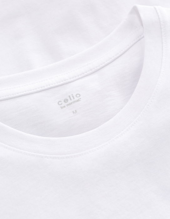 Celio Tricou Alb Straight Barbati [5]