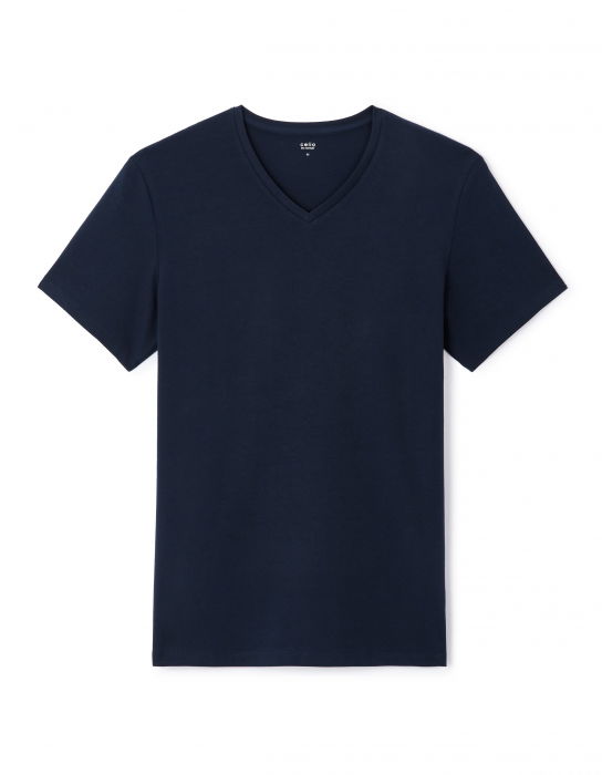 Celio Tricou Navy Slim Barbati [4]