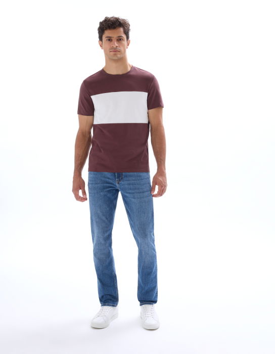 Celio Tricou Rosu Visiniu  Barbati [1]