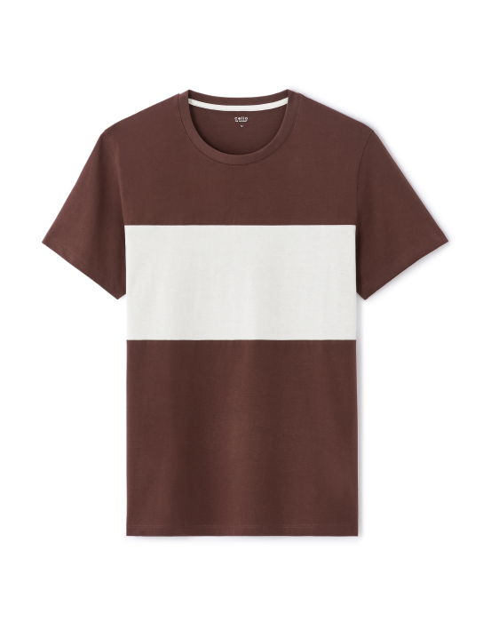 Celio Tricou Rosu Visiniu  Barbati [4]