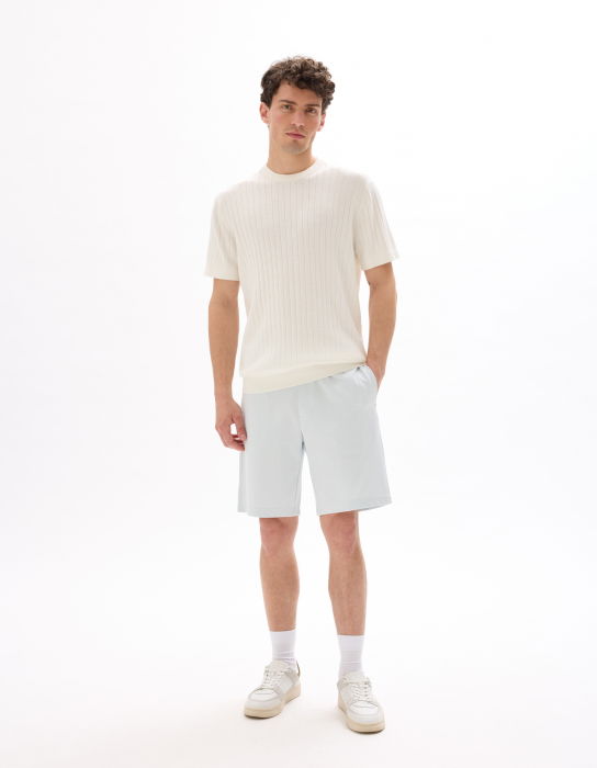 Celio Мужская Футболка Кремовая  [2]