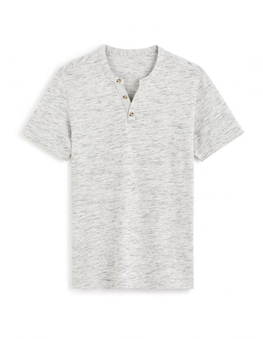 Celio Tricou Gri Deschis Straight Barbati [4]