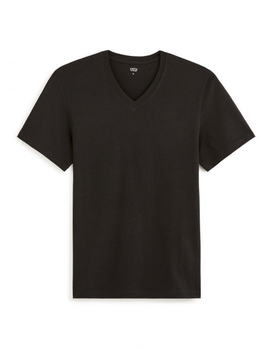 Celio Tricou Negru Straight Barbati [4]