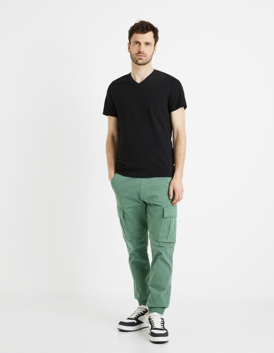 Celio Tricou Negru Straight Barbati [1]