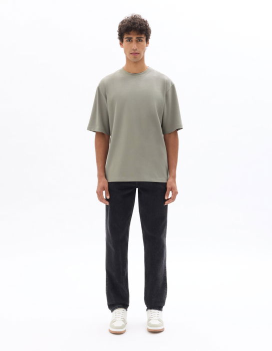 Celio Мужская Футболка Светло-Серая Oversize [2]