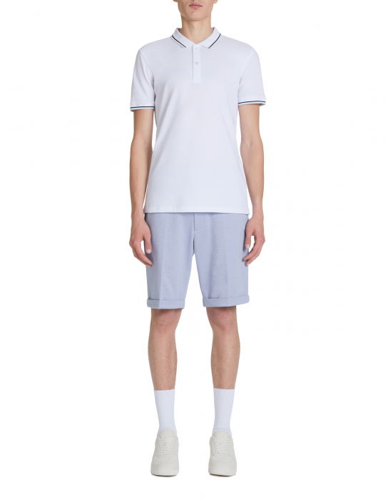 Celio Tricou Polo Alb Slim Barbati [1]