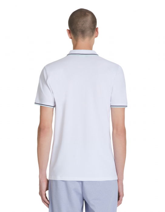 Celio Tricou Polo Alb Slim Barbati [2]