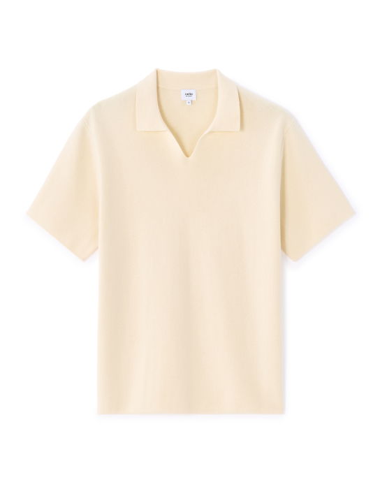 Celio Tricou Polo Bej  Barbati [6]