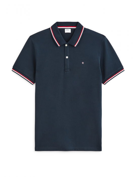 Celio Tricou Polo Navy Slim Barbati [4]
