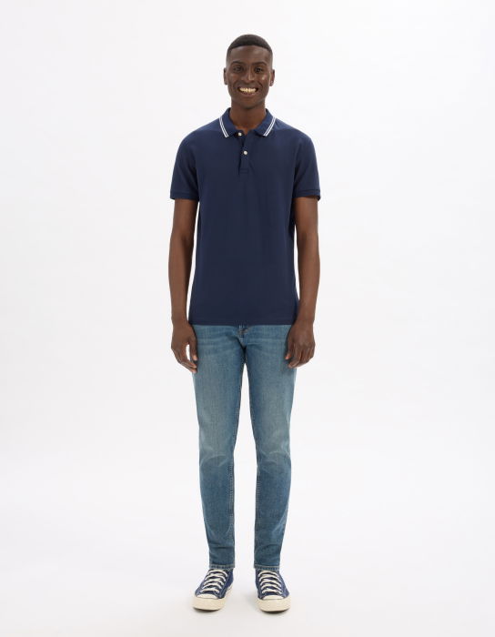 Celio Tricou Polo Navy  Barbati [3]