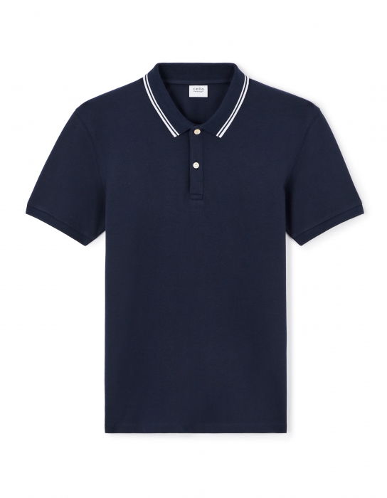 Celio Tricou Polo Navy  Barbati [5]