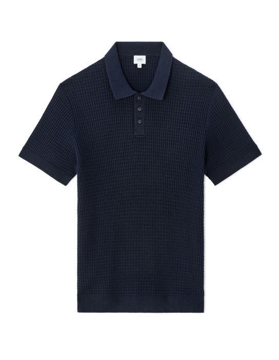 Celio Tricou Polo Indigo  Barbati [5]