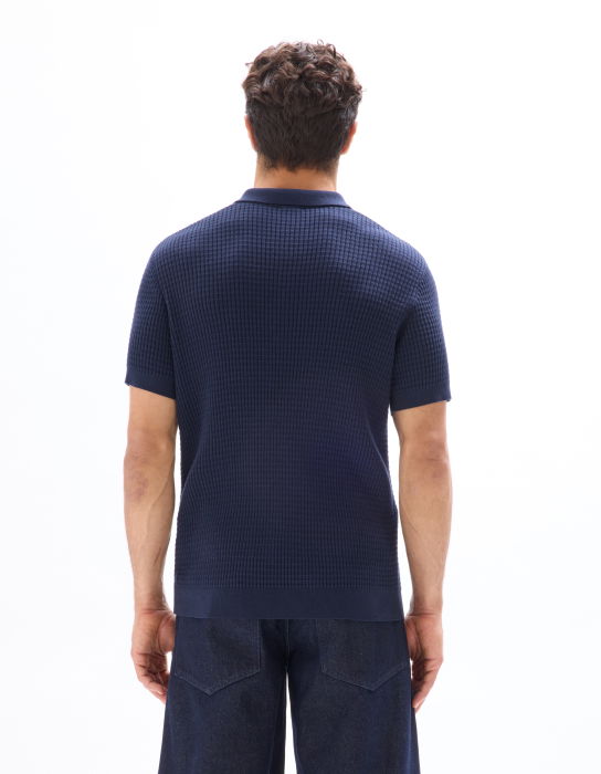 Celio Tricou Polo Indigo  Barbati [3]