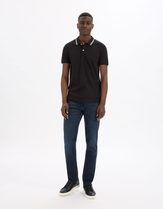 Celio Tricou Polo Negru  Barbati [3]