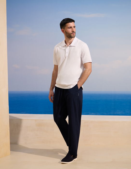 Celio Tricou Polo Alb  Barbati [3]