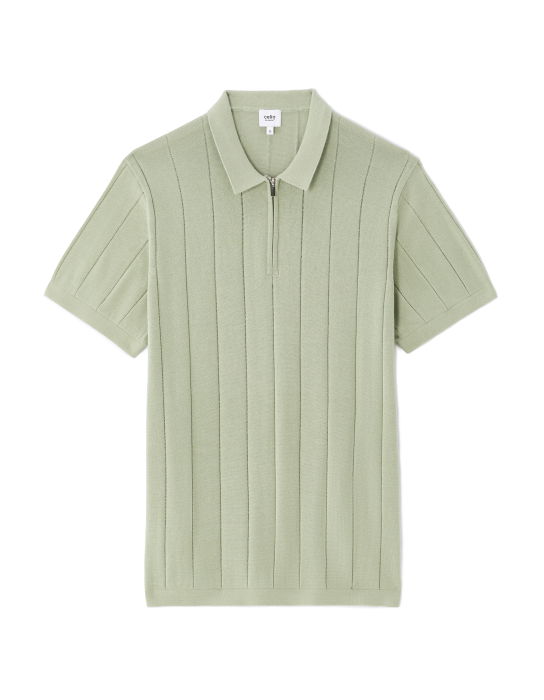 Celio Tricou Polo Verde  Barbati [5]