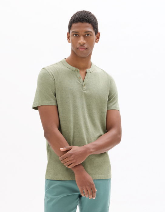 Celio Tricou Verde Masliniu Regular Barbati [2]