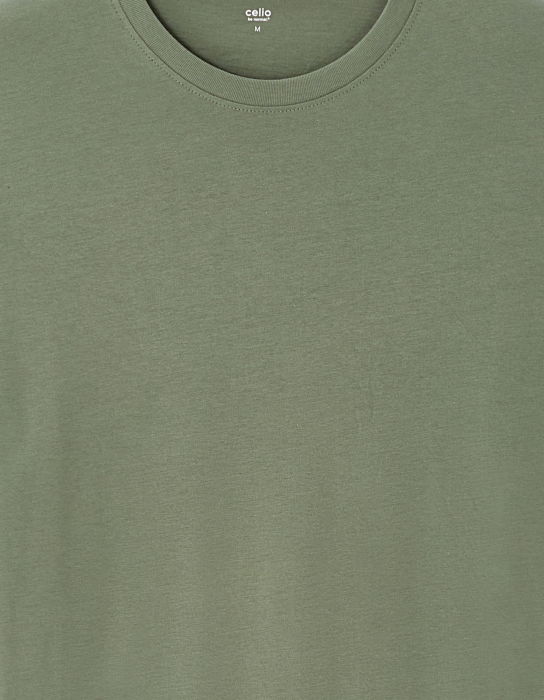 Celio Tricou Verde Regular Barbati [4]
