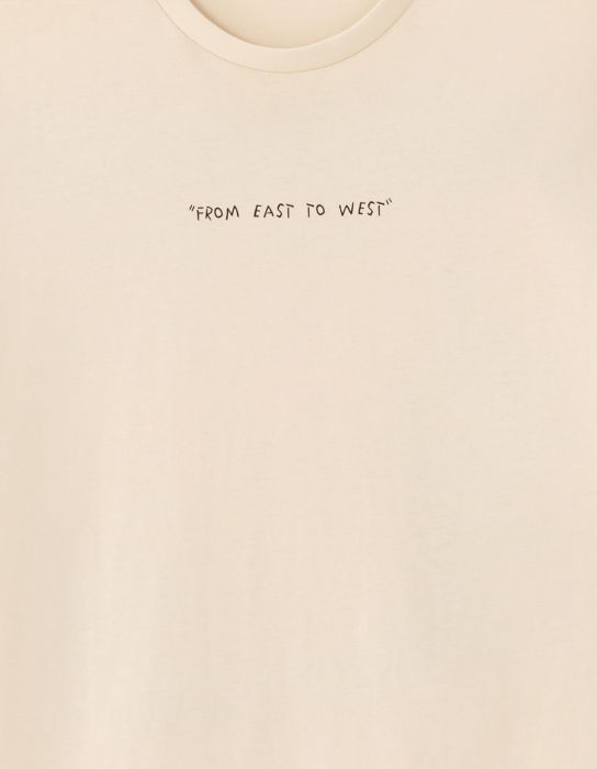 Celio Мужская Футболка Беживая Regular [5]