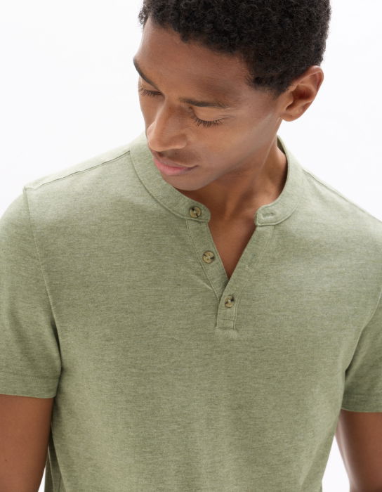 Celio Tricou Verde Masliniu Regular Barbati [3]