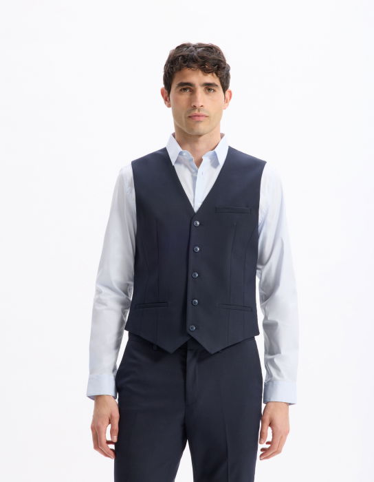 Celio Vesta Albastra Slim Barbati [1]