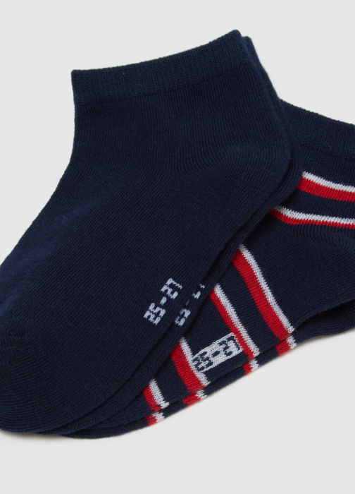 Ciorapi Scurti Blue/Lt Blue Baieti 3-10 Ani [2]