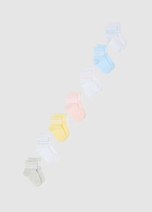 Ciorapi Scurti Multicolori Fete 3-10 Ani [1]